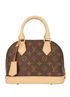 Louis Vuitton Monogram Alma BB, front view